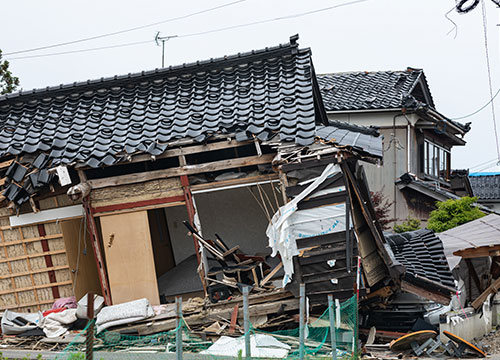 災害時に倒壊するリスクが高まる